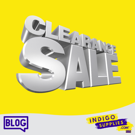 End of year clearance sale at Indigo