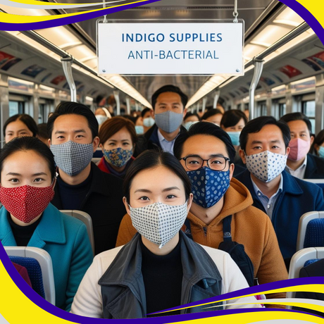 Antibacterial Washable & Reusable Fabric Face Masks / Coverings