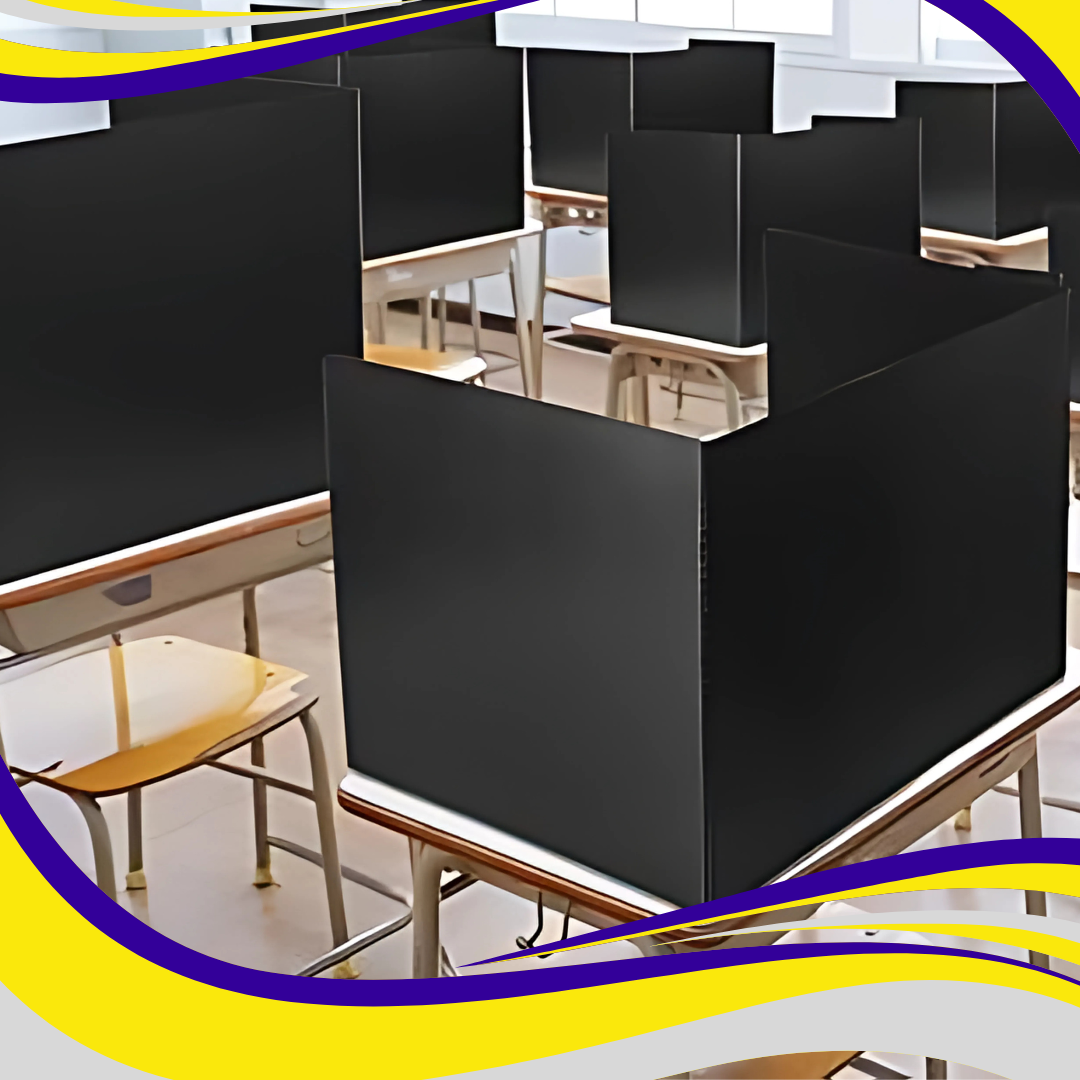 Correx® Corrugated Plastic Exam Desk Dividers