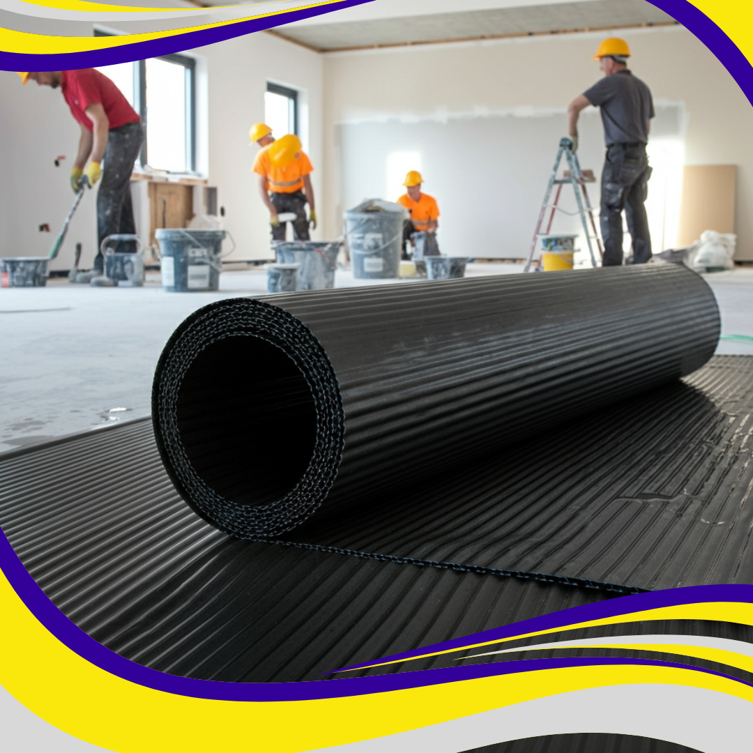 correx roll used for temporary floor protection