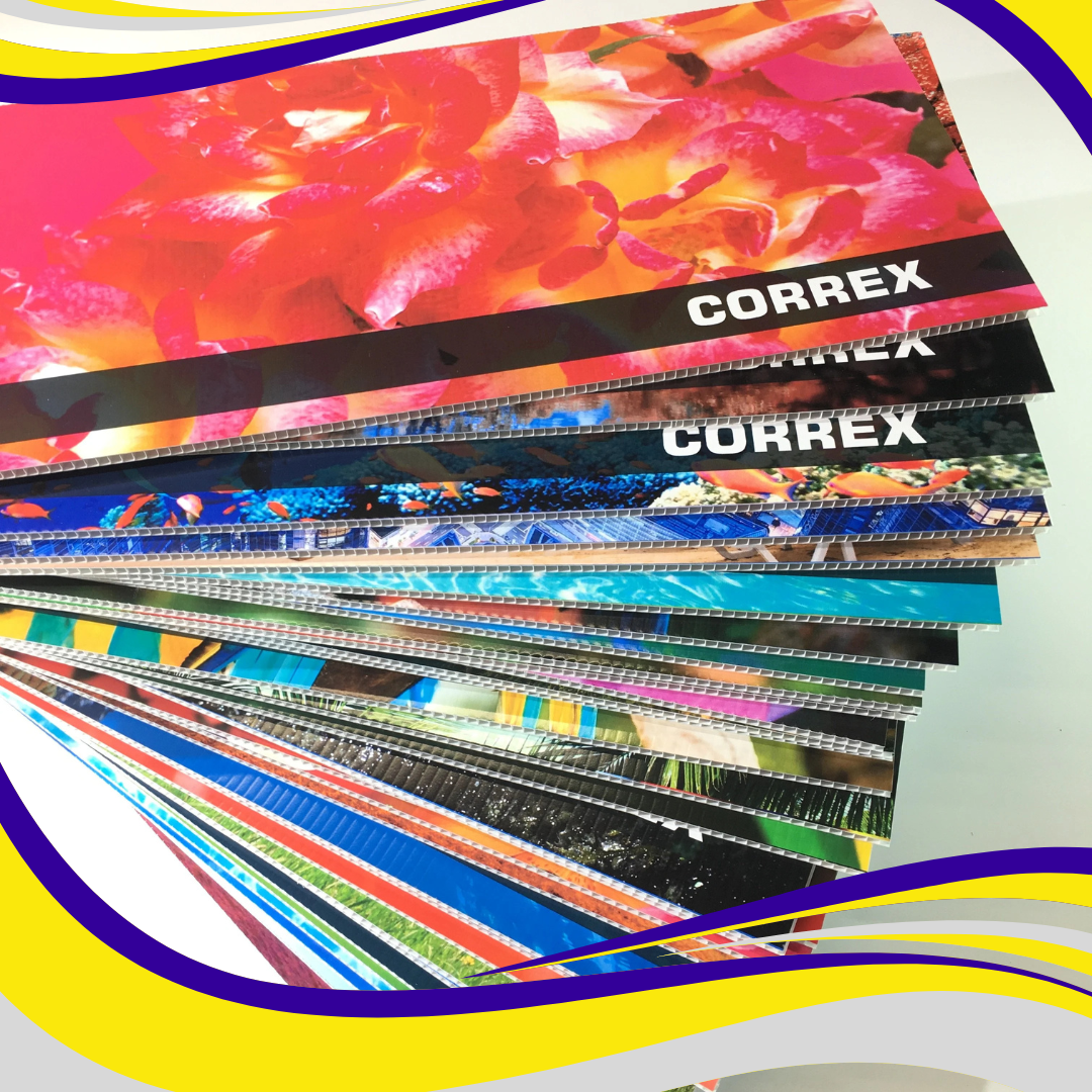 Custom Printed Correx® Corrugated Plastic (call for price)