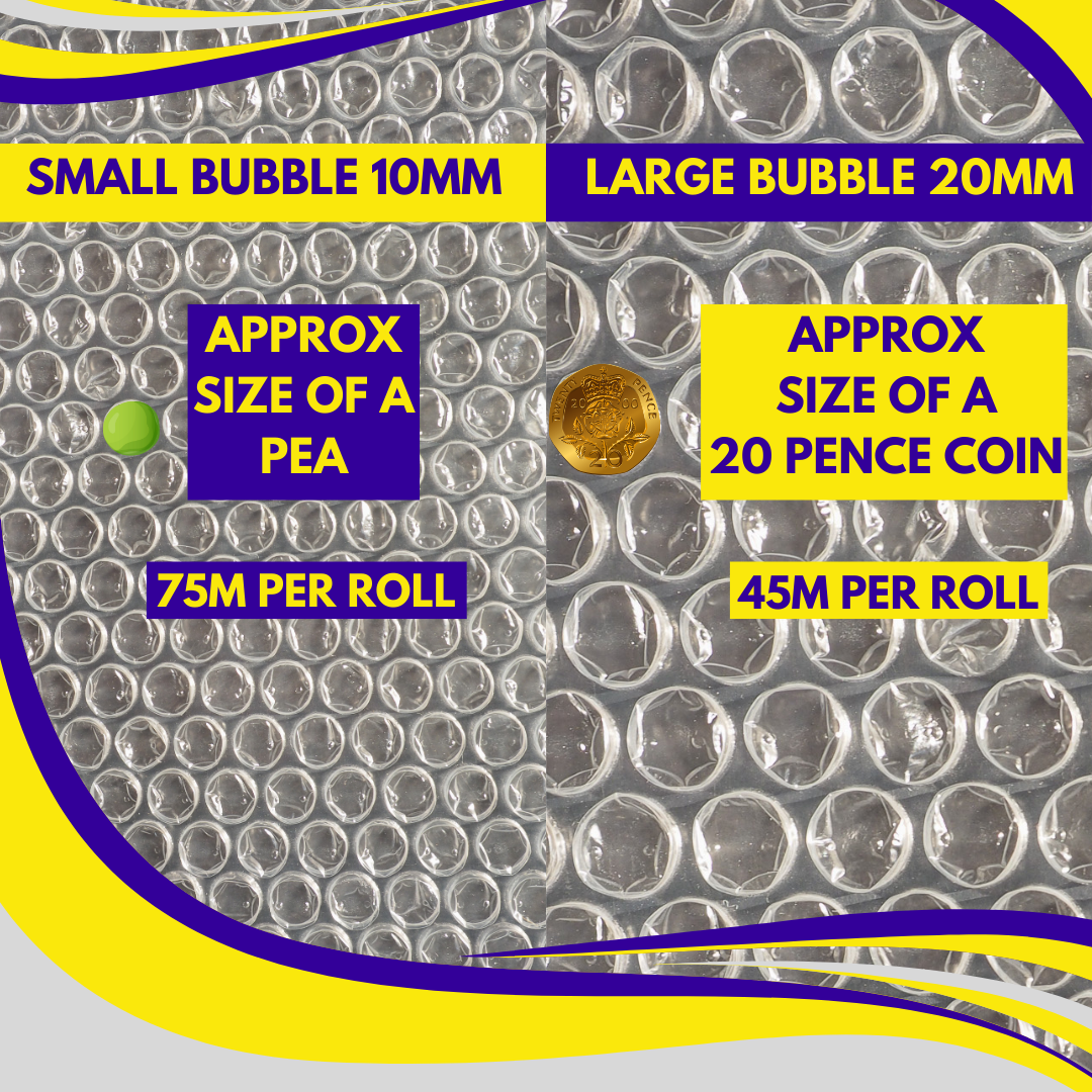 Bubble Wrap (large bubble) - Indigo Supplies Ltd