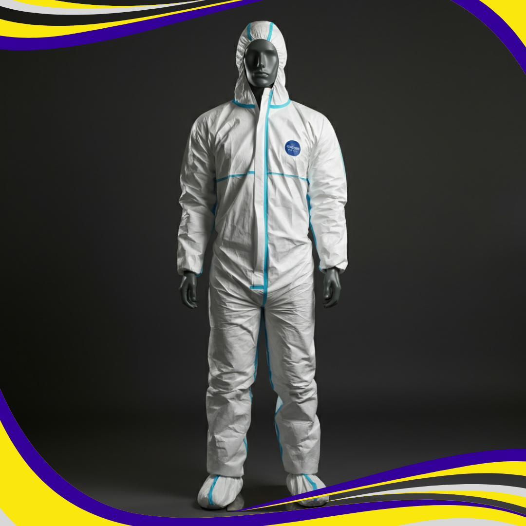 Protective Coverall Cat.3 Type 5/6 (Equiv to Tyvek) BOX OF 50!