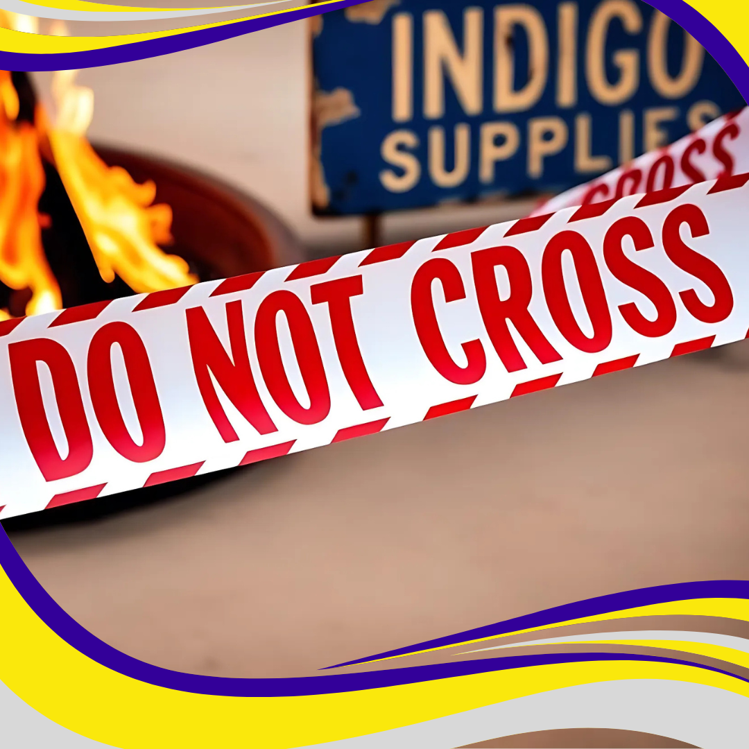 Fire Do Not Cross Barrier Tape