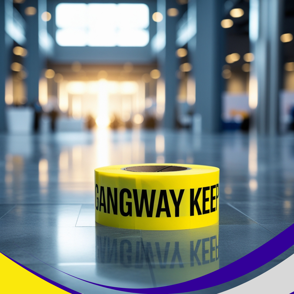 Exhibition Emergency Gangway Tape Keep Clear