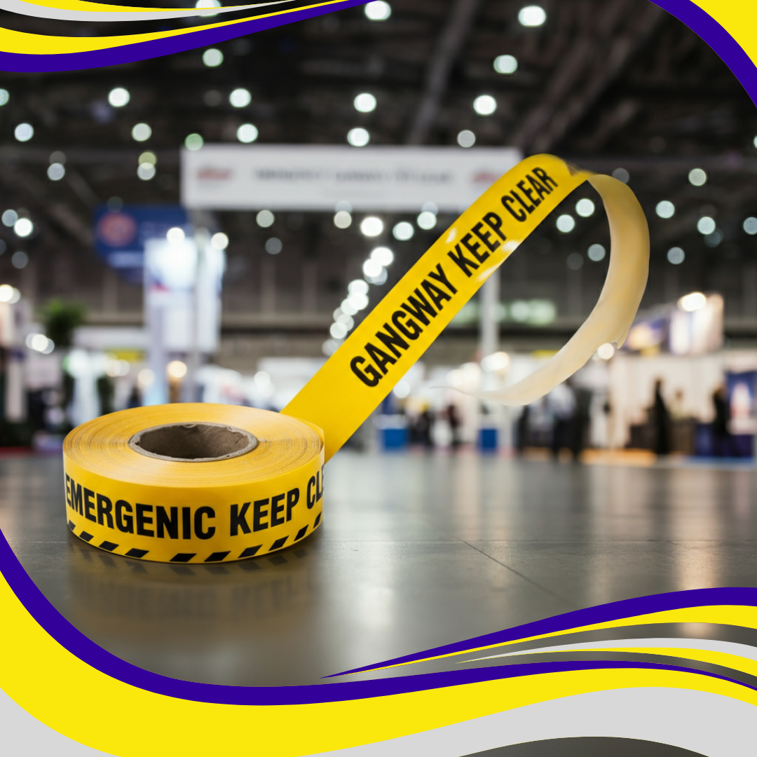 Exhibition Emergency Gangway Tape Keep Clear