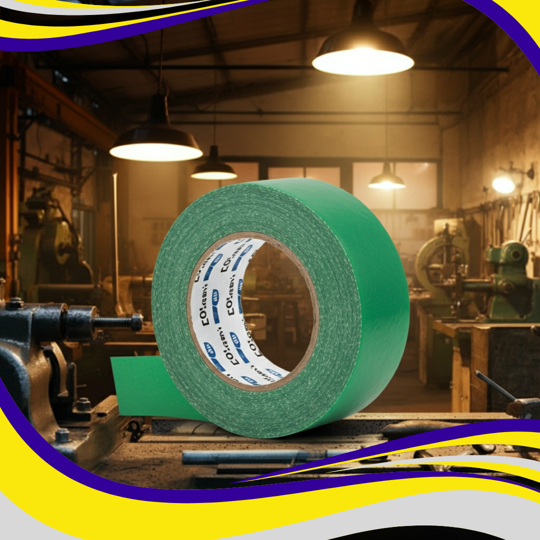 Gaffer Tape Adhesive Green - Indigo Supplies Ltd