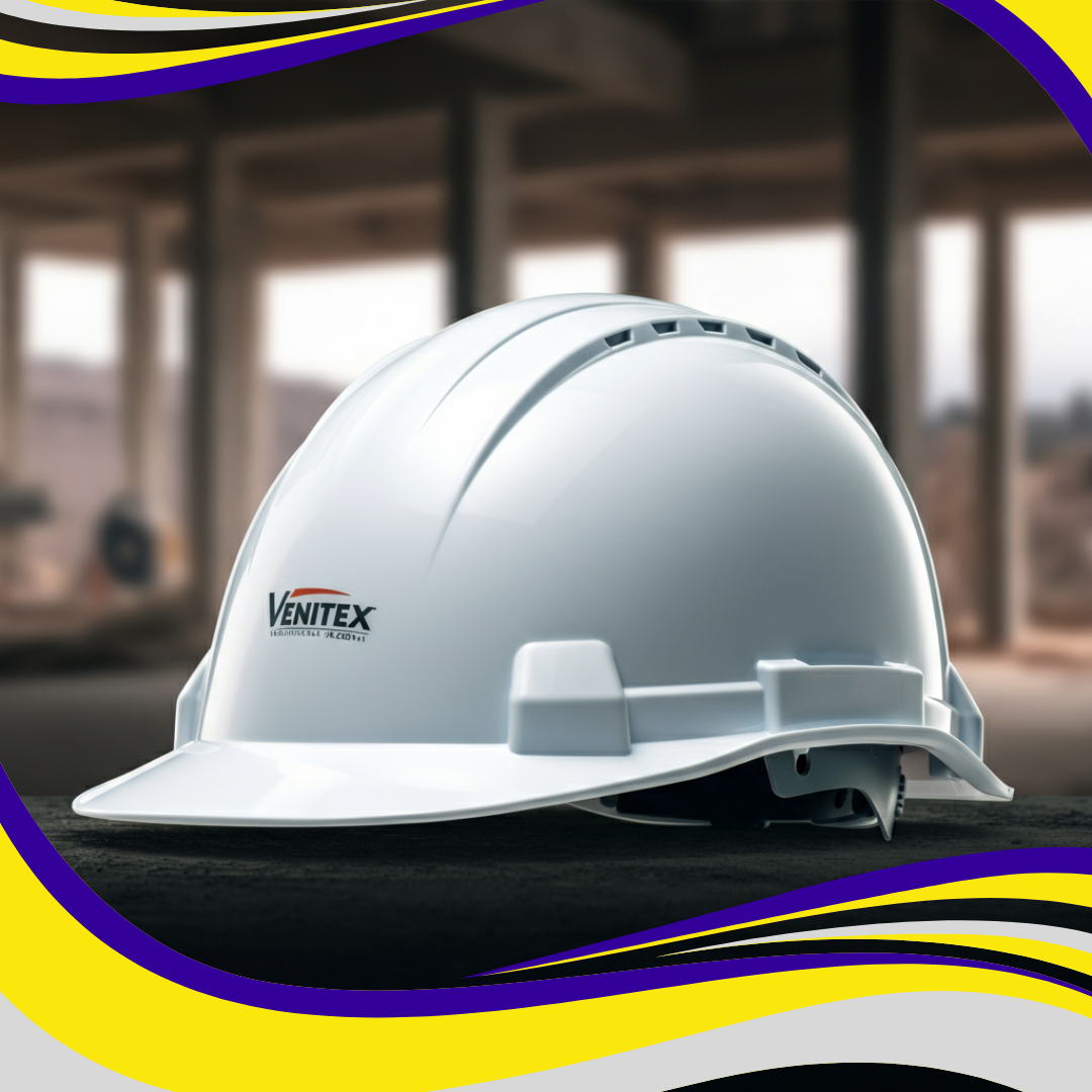 Venitex Zircon 1 White Hard Hat / Safety Helmet