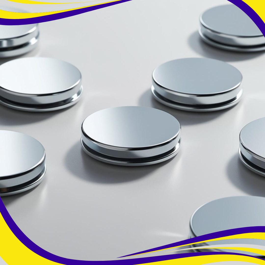 Reclosable Neodymium Discs (adhesive backed)