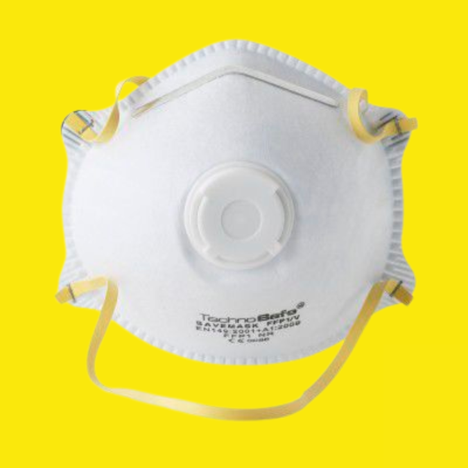 Dust Mask Valved Particulate Respirator FFP1 (Box of 5 Masks)