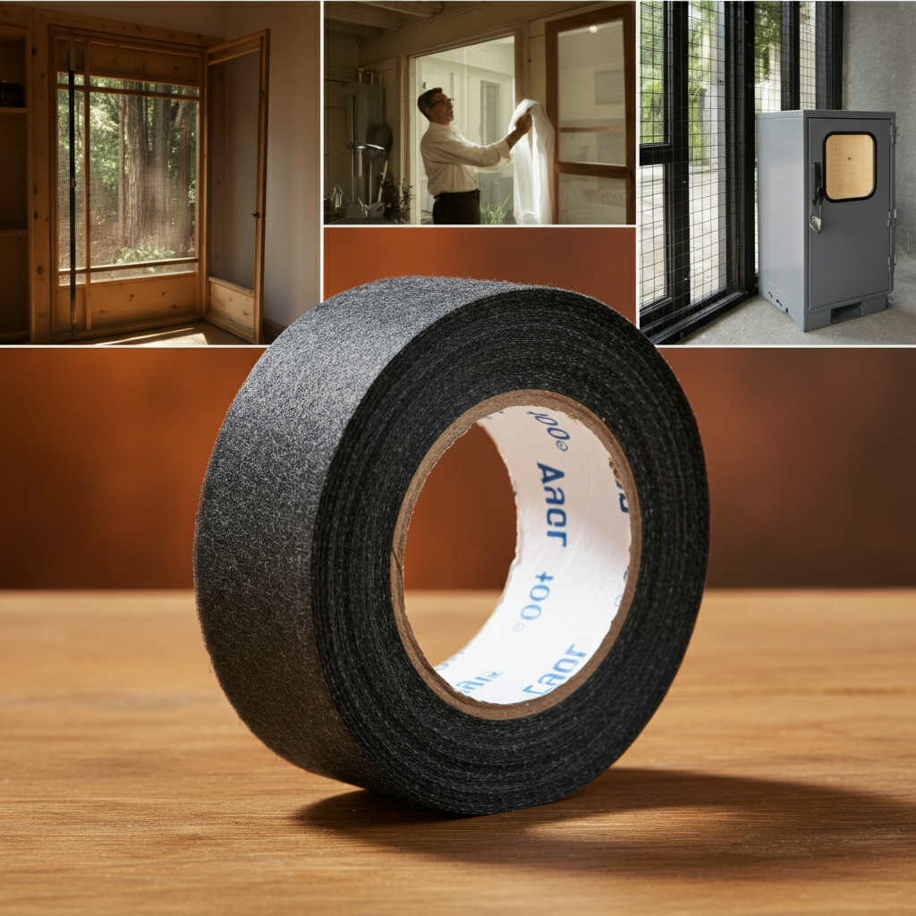 Felt Tape Adhesive Black