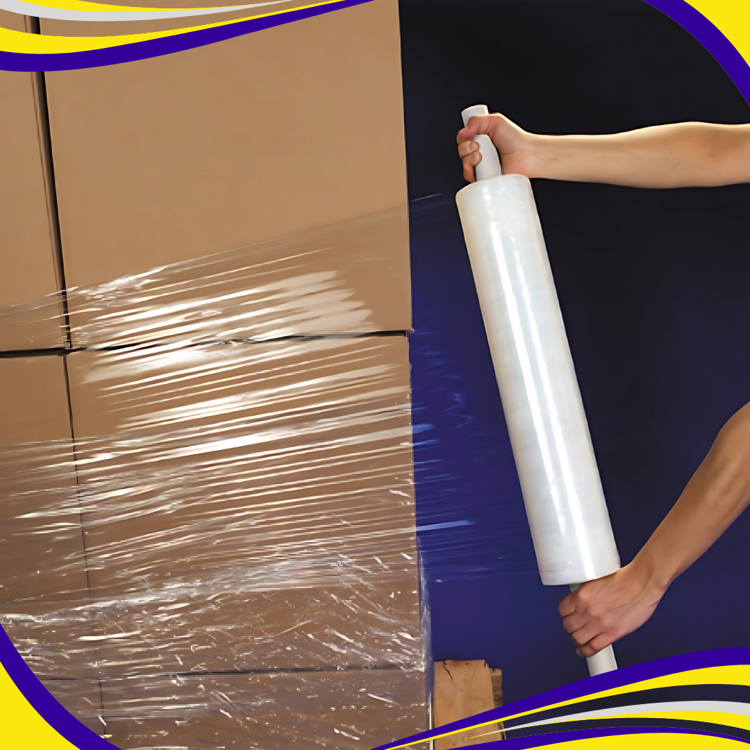 Pallet Wrap Stretch Film 400mm Wide (extended core - clear) - Indigo Supplies Ltd