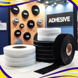 Hook & Loop Fastener Tape High Tack Rubber Adhesive