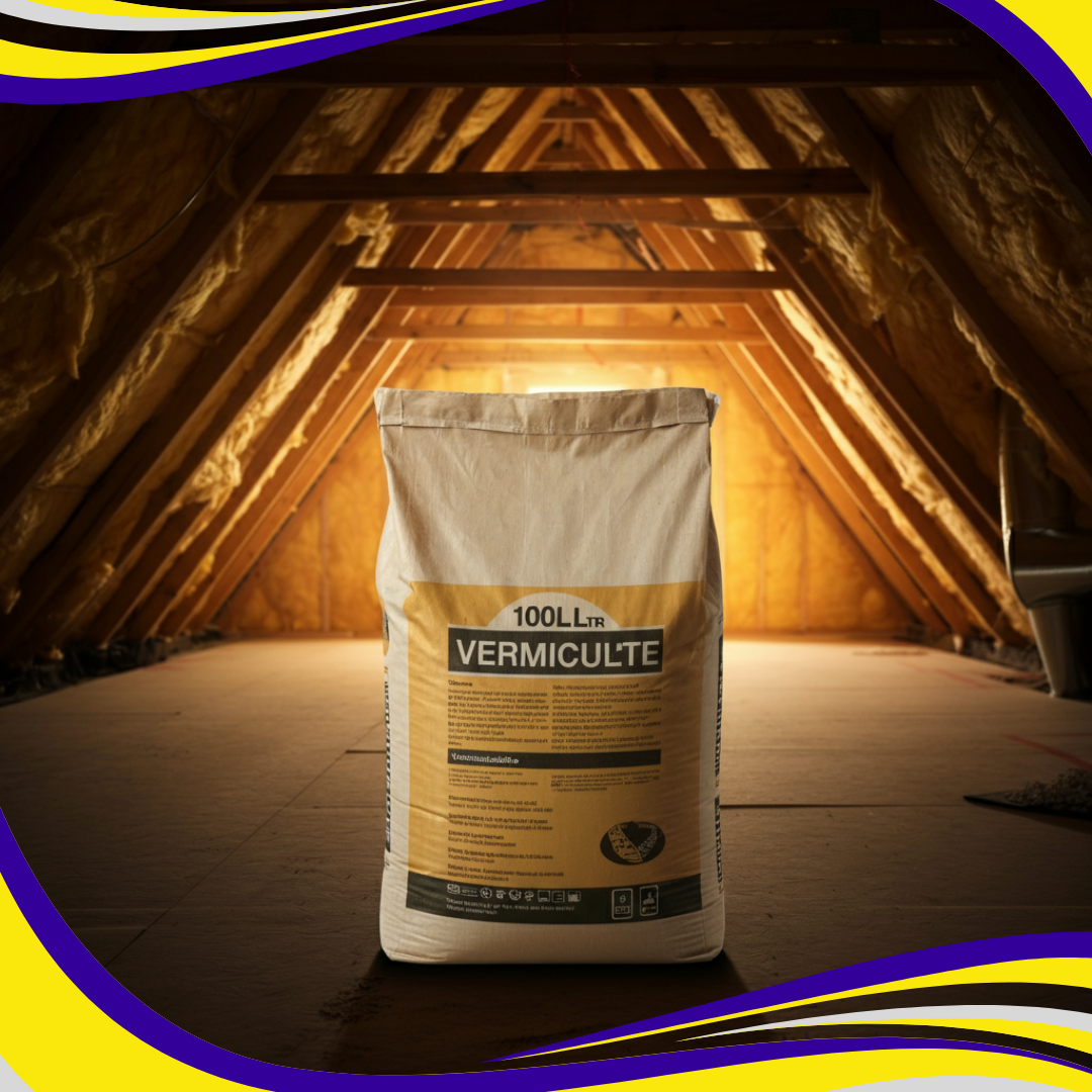 Vermiculite Attic Insulation 100 Litre Bag