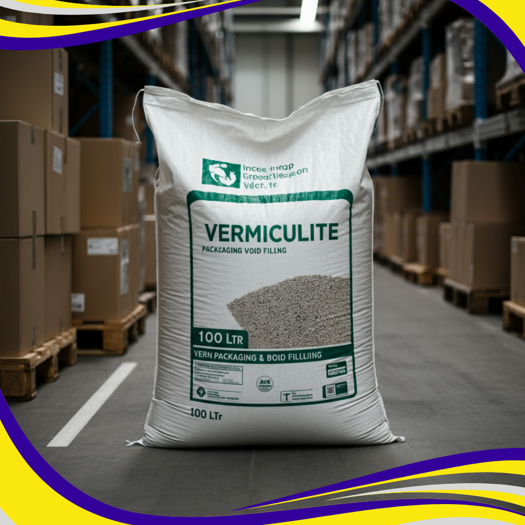 Vermiculite Loose Fill For Packing 100 Litre Bag