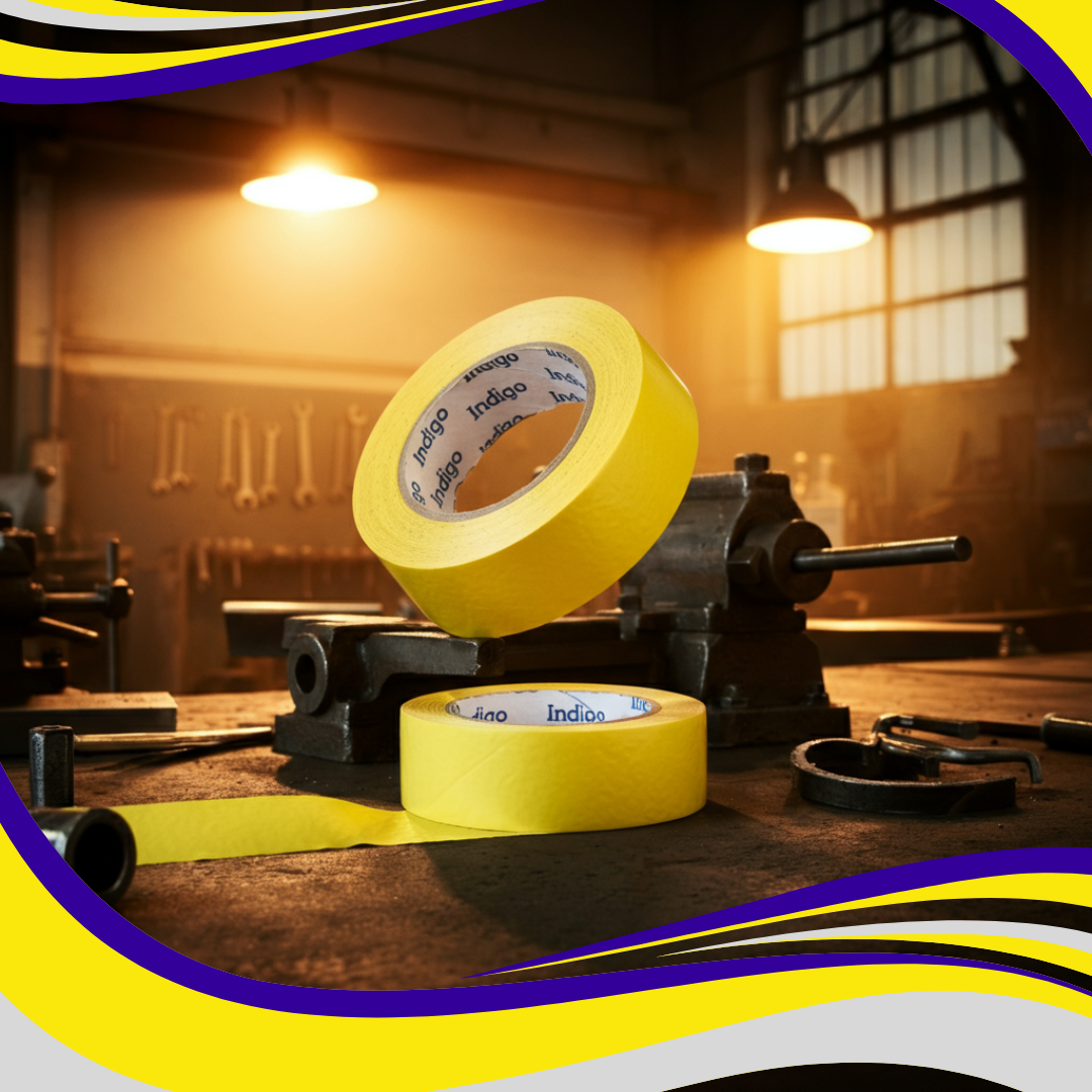 Gaffer Tape Adhesive Yellow - Indigo Supplies Ltd